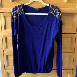 Blue Sweater. Size Large